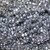 1 Strand of Metallic Silver 4x3mm Glass Crystal Rondelles