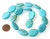Blue Turquoise Oval Beads
