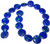 Azurite 20mm Puff Coin Semiprecious Gemstone Beads Azurite 20mm Puff Coin Semiprecious Gemstone Beads