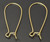 Gold-Plated 38x15mm Closed Loop Earrings Gold-Plated 38x15mm Closed Loop Earrings