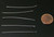 100 - Silver-Plated 0.021 inch x 2 inch Head Pins