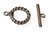 Gunmetal 15mm Thick Rope Toggle Clasps