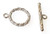 Antique Silver-Plated 15mm Thick Rope Toggle Clasps Antique Silver-Plated 15mm Thick Rope Toggle Clasps