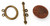 10 Antique Bronze 18x21mm 2-Strand Oval Toggle Clasps 10 Antique Bronze 18x21mm 2-Strand Oval Toggle Clasps