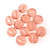 2 Dozen Czech 12mm Fire-Polished - Rosaline 2 Dozen Czech 12mm Fire-Polished - Rosaline