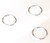 100 Silver-Plated OPEN 18mm Jump Rings - 13 Gauge