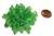 50 Lime Acrylic Flower Beads - Style 1