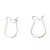 Silver-Plated Closed Loop Earrings Silver-Plated Closed Loop Earrings