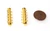 2 Gold-Plated 30x10mm Super Strong 5-Strand Magnetic Slide Clasps