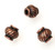 Antique Copper 7mm Fluted Spiral Metal Beads