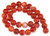 Red Striped Agate 12mm Round Semiprecious Gemstone Beads