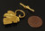 10 Gold-Plated 37x22mm Grape Leaf Toggle Clasps 10 Gold-Plated 37x22mm Grape Leaf Toggle Clasps
