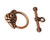 10 Antique Copper 17x19mm Flower Toggle Clasps 10 Antique Copper 17x19mm Flower Toggle Clasps