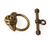 10 Antique Bronze 17x19mm Flower Toggle Clasps 10 Antique Bronze 17x19mm Flower Toggle Clasps