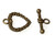 10 Antique Bronze 16mm Heart Toggle Clasps 10 Antique Bronze 16mm Heart Toggle Clasps