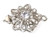Antique Silver-Plated 16mm Rhinestone Pinch Clasp