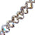 1 Strand of Smk Quartz AB 4x3mm Glass Crystal Rondelles