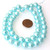 CLOSEOUT - 1 Strand of 10mm Glass Economy Pearls - Turquoise CLOSEOUT - 1 Strand of 10mm Glass Economy Pearls - Turquoise
