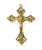 5 Pack of Antique Gold Crucifix #71 - 40x24mm 5 Pack of Antique Gold Crucifix #71 - 40x24mm