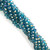 1 Strand of Blue Diamond AB 6x4mm Glass Crystal Rondelles