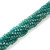 1 Strand of Caribbean AB 6x4mm Glass Crystal Rondelles