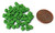 0.5oz Miyuki 4mm Square Beads - Solid Green