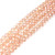 1 Dozen Peach AB 8x5mm Crystal Rondelles