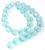 Lt Aqua 12mm Glass Crystal Rounds
