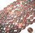 6 - 13x18mm Puff Oval Semiprecious Gemstone Beads - Leopardskin