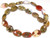 13x18mm Puff Oval Semiprecious Gemstone Beads Ocean Jasper