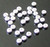 50 - Silver-Plated 4.5 x 2.4mm Disc Shaped Metal Spacer Beads