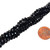 1 Dozen 4mm Glass Crystal Rounds - Black