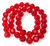 10mm Glass Crystal Rounds - Ruby Red