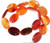 Carnelian 18x25mm Puff Oval Semiprecious Gemstone Beads