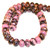 1 Dozen Rhodonite 12x8mm Puff Rondelle Semiprecious Gemstone Beads