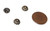 50 4x8mm Antique Bronze Filigree Bead Caps