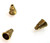 Antique GP 8x11mm Decorative Cone Bead Caps