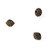 Antique Bronze 4x5mm Corrugated Bicone Beads