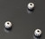Antique Silver-Plated 4mm Ridged Round Beads