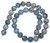 Blue Picasso Jasper 12mm Round Semiprecious Gemstone Beads