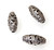 Antique Silver-Plated 8x17mm Scroll-Work Metal Beads Antique Silver-Plated 8x17mm Scroll-Work Metal Beads