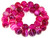 Fuchsia Striped Agate 12mm Round Semiprecious Gemstone Beads