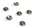 Antique Silver-Plated 2x8mm 8-Swirl Bead Caps Antique Silver-Plated 2x8mm 8-Swirl Bead Caps