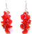 Garnet Garland Earrings Beaded Jewelry Making Kit