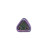 6mm Triangle 2-Hole Beads - Iris Purple 6mm Triangle 2-Hole Beads - Iris Purple