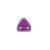 6mm Triangle 2-Hole Beads - Pink Topaz Luster Tanzanite