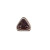 6mm Triangle 2-Hole Beads - Dark Bronze