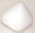 Pyramid 6mm Stud Beads - WHITE Pyramid 6mm Stud Beads - WHITE