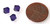 1 Dozen Swarovski Brand 6mm Bicones - Purple Velvet
