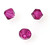 Swarovski Brand 4mm Bicones - Fuchsia Swarovski Brand 4mm Bicones - Fuchsia